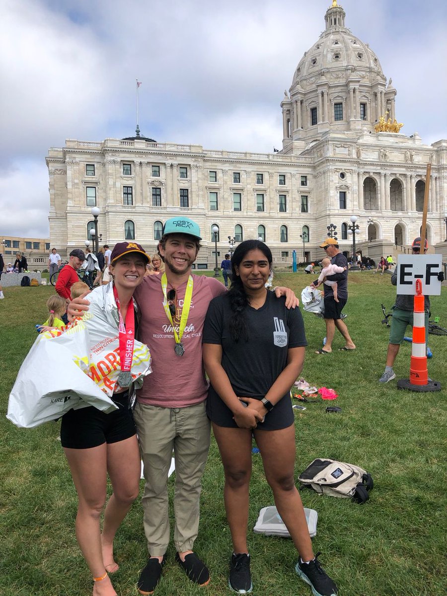 ResolutionMed's tweet image. The Resolution Medical team took on the #TwinCitiesMarathon this past weekend. Congratulations to Kelsey, Andrew, Vaidurya, and all of the other participants!🏃🏃‍♂️🏃‍♀️ #tcmarathon #tc10mile @tcmarathon