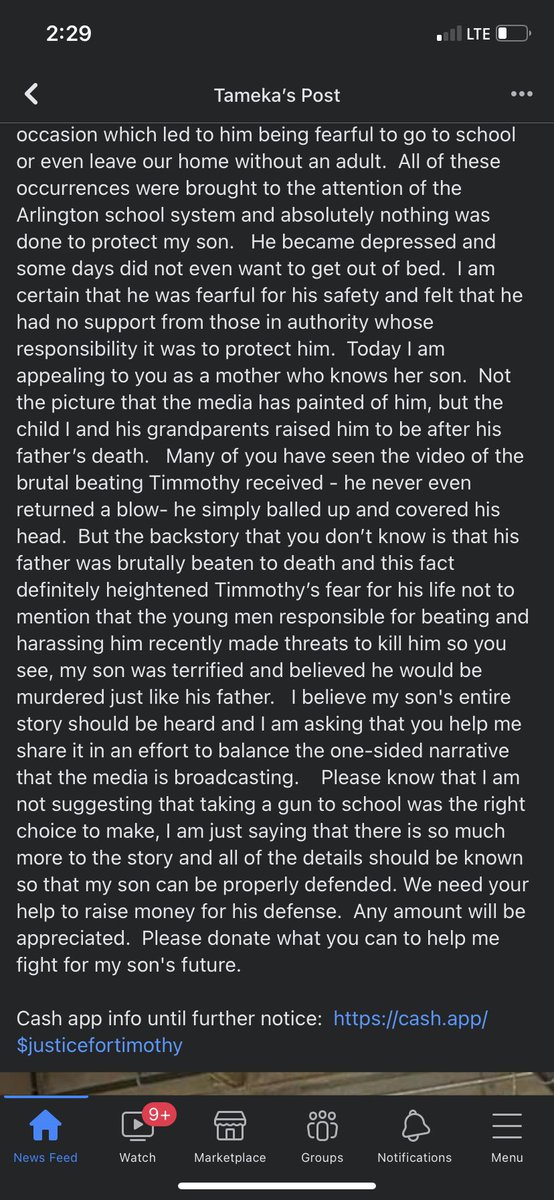 NiqueeMillz's tweet photo. I don’t know ALL the facts, but if bullying was the case, this just breaks my heart. From Facebook: https://t.co/zdiiKmFmnV
