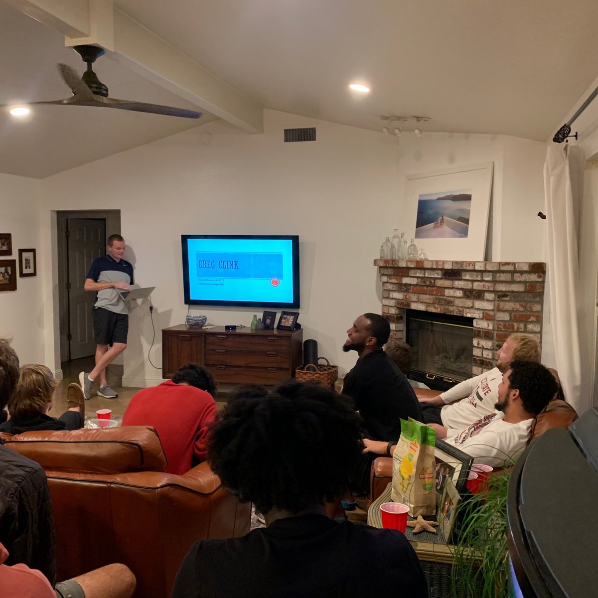 CHICOmbb's tweet photo. Great night at Coach Clink’s for our annual teammate presentations/roasts. Lots of laughs, good food, and quality time spent with the family! 

#ChicoState #ChicoStateAthletics #ChicoStateBasketball #WildcatNation #WildcatFamily #TogetherWeWill https://t.co/ISUjWfcwNL