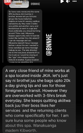 Carol_Makandi's tweet photo. Allegedly, there are brothels operating at JKIA🤣🤣🤣🤣!! A whole International Airport🙄🙄!! @KenyaAirports wth🙄🙄?  https://t.co/bdTGP1D6VK 

Millicent Omanga Weston Hotel Sauti Sol #HarambeeStars https://t.co/77xYjb7G4U