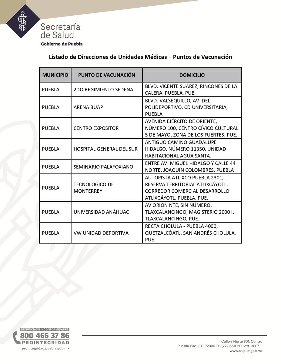 Secretaría de Salud tweet media
