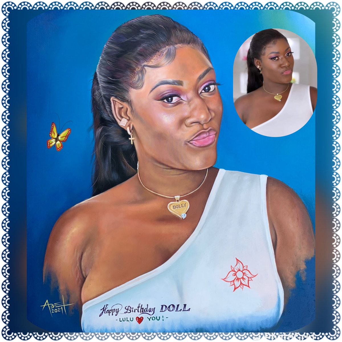 A_windas's tweet photo. An idle brain is the Devil’s workshop; to all the youths, colleagues &amp; age-mates out there, please get yourself something doing and stay focus to not be tempted or peer pressured 😕✊🏼 

Classic portrait painting by @A_windas; one of Liberia Best fine artist 💫🙌🏼

#art #Painting https://t.co/NnLGYXCObx