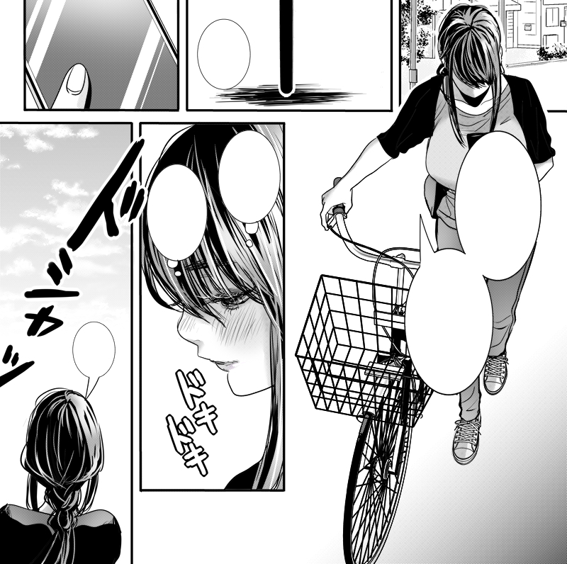 以前、「千川さんのヘルパー日和」という読み切り漫画を描いていたのですが、結局連載に至らなかったので、あの時の自分の中の切ない想いを今救おうと思い、今回は千川さん要素を大きく含めた内容にしてみました。(服装、髪型まで同じにしてみた・・)