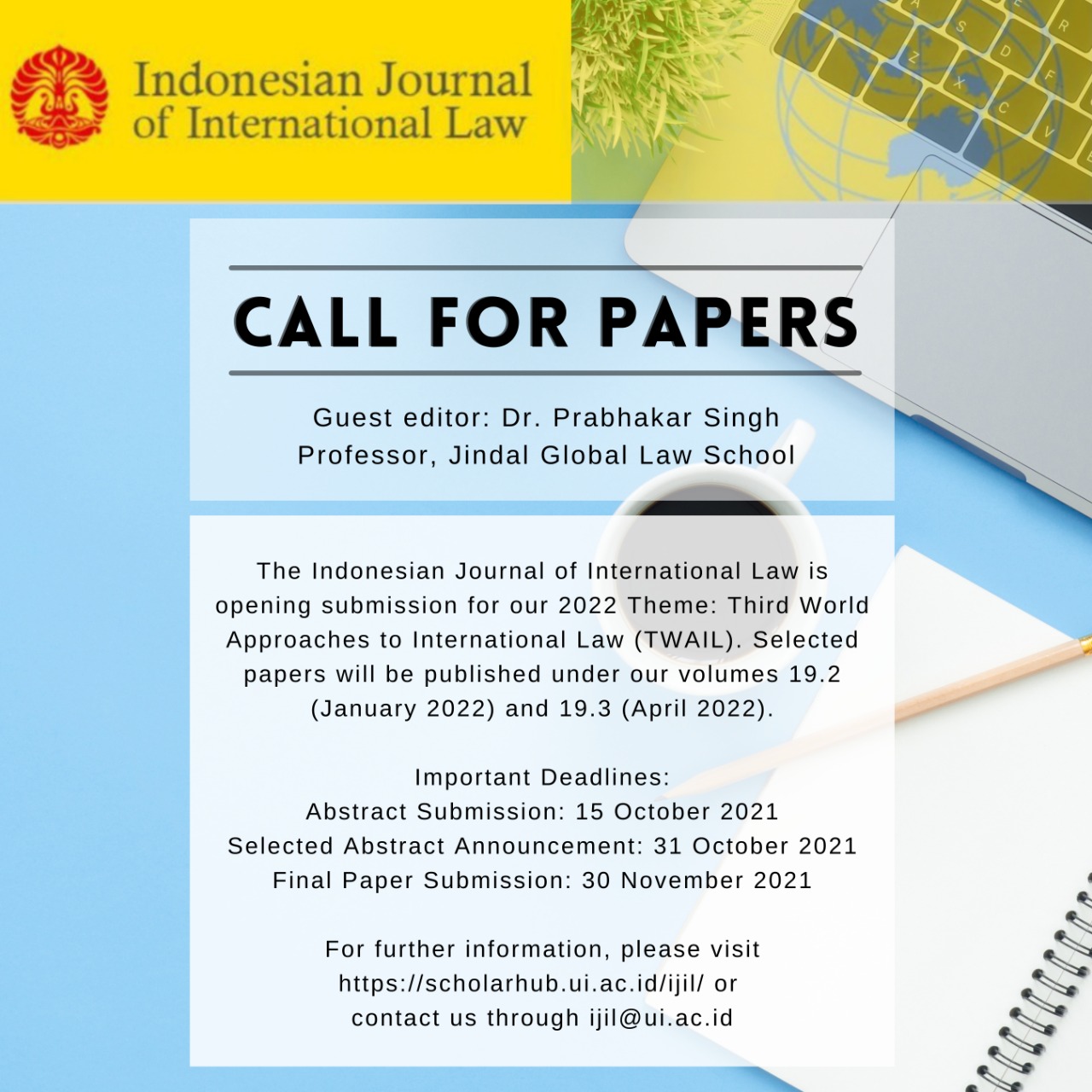 TRILA على X: &ldquo;CALL FOR PAPERS! 👇The January and April 2022 Issues 