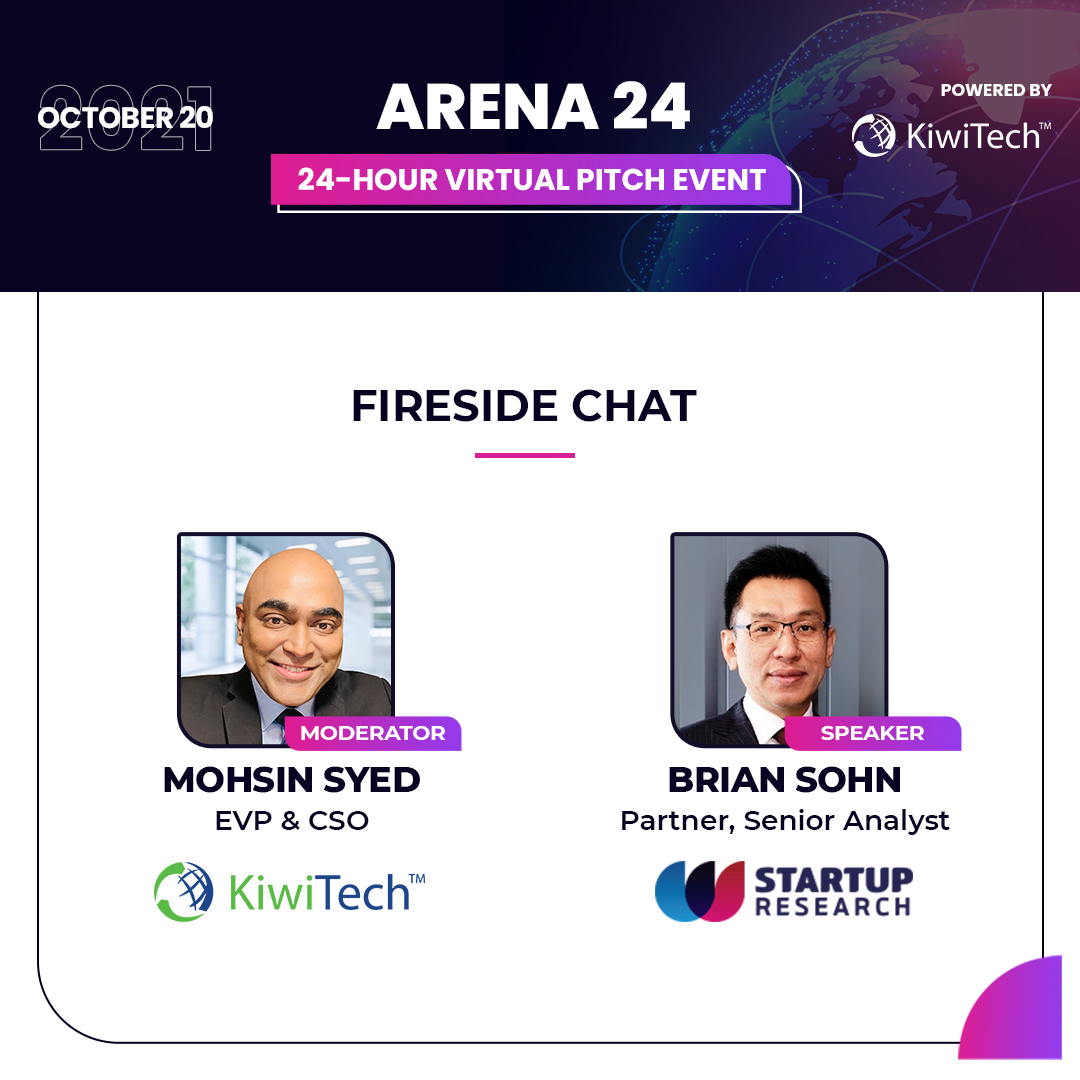 Arena_Platform's tweet photo. Mohsin Syed, EVP &amp; Chief Startup Officer at KiwiTech, and Brian Sohn, Partner and Senior Analyst at Startup Research, will be sharing their valuable insights during  fireside chats at the biggest pitch event of the year - #ARENA24.

Register here: https://t.co/yEOmqJRxVv https://t.co/xBe5ZsD6zF