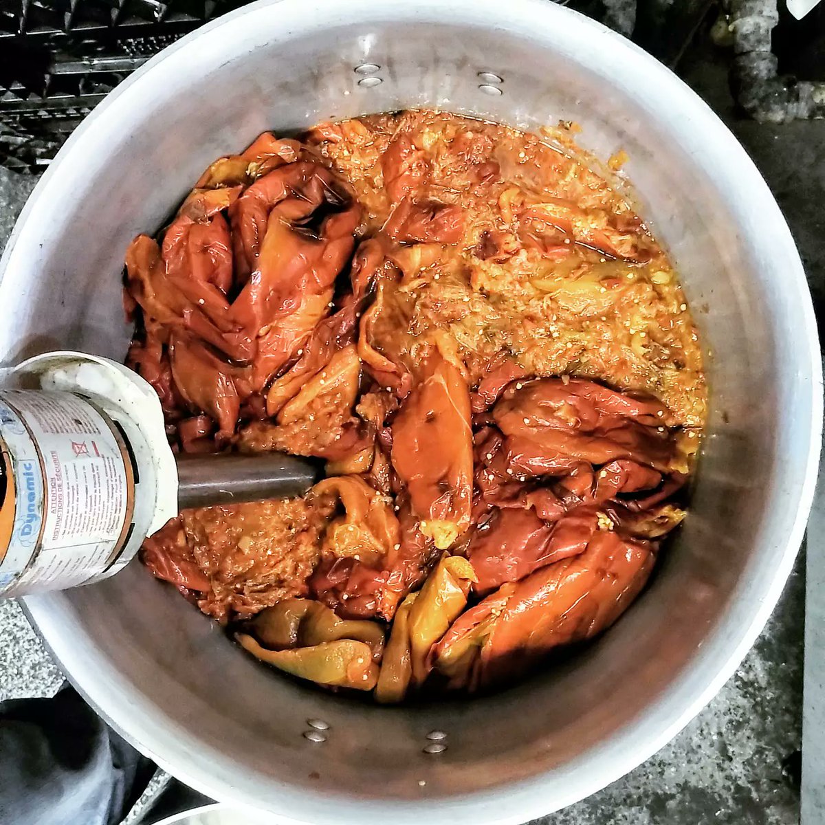 fornocultura's tweet image. In full production of Our BOMBA Spicy Italian spread. Preserving local Ontario Hot Peppers #bombacalabrese #peperoncini #friggitello #fornocultura #teamsavoury Part of our seasonal #preserved program Our Kitchen to Ur Pantry.