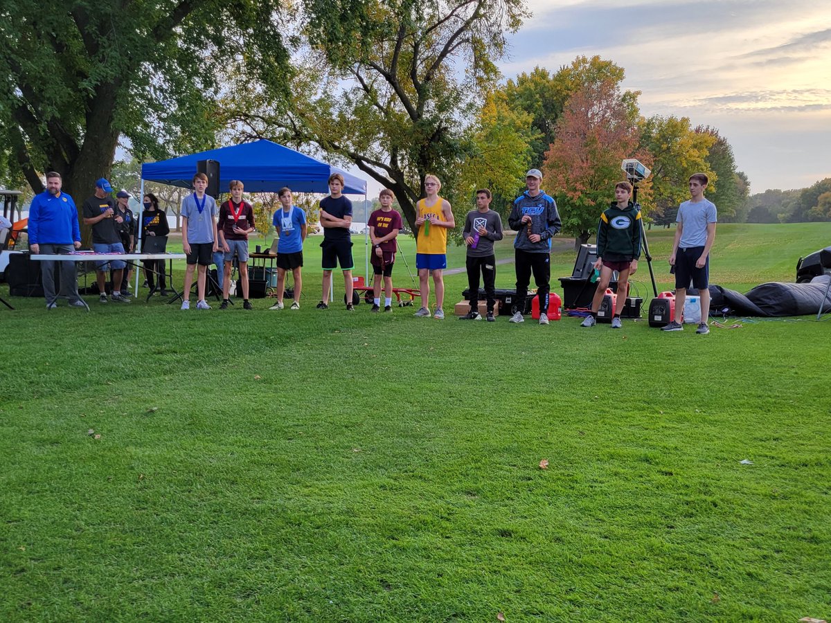 Boys JV wins!  Seth Young champion,  Jake Warden, Wilson Menden, Brodie Barrett, and Cullen Hyer all place in the top 10