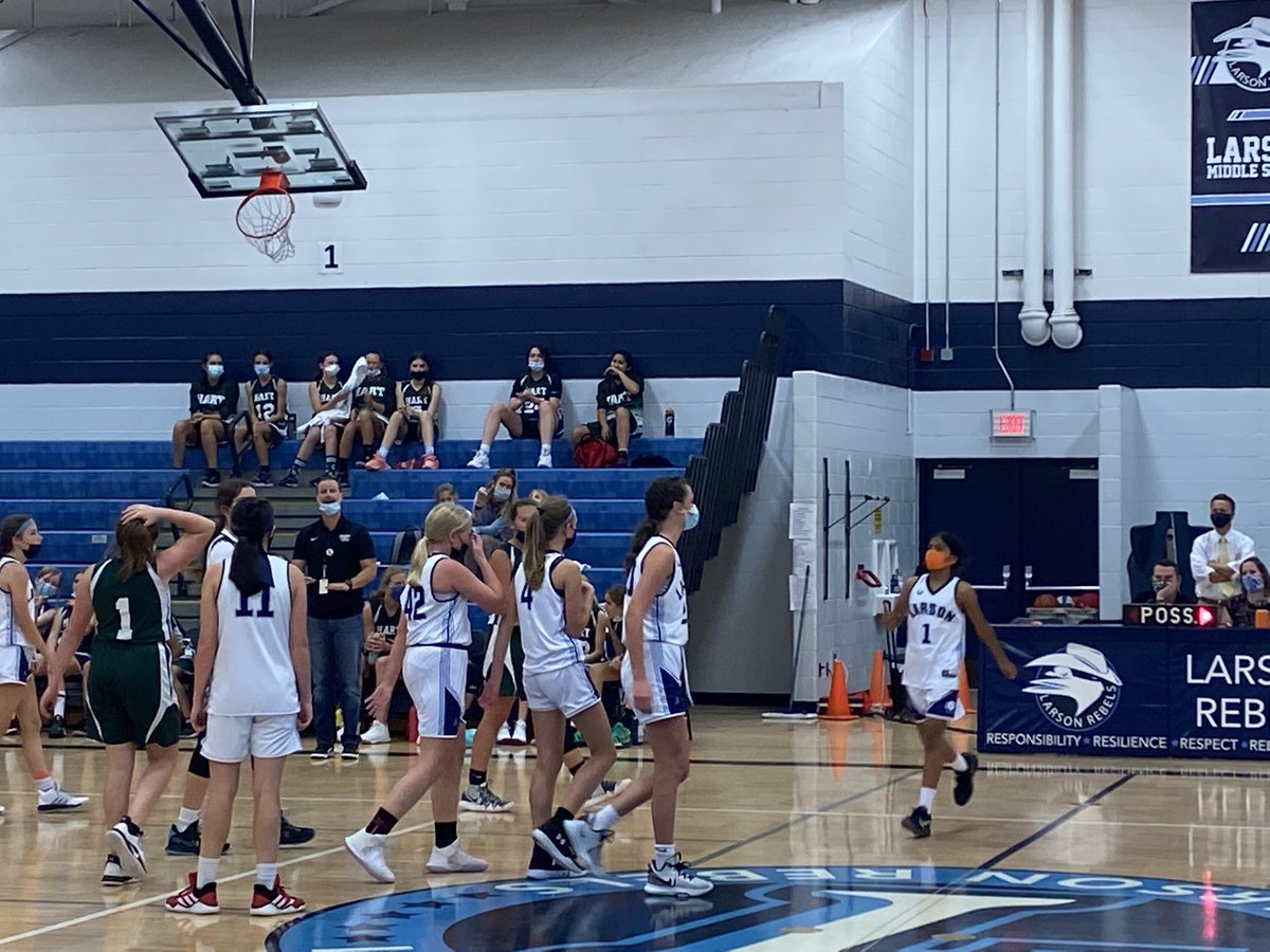 Seventh grade Lady Rebels had a great game, tough game, but a tough loss to the Hart Eagles 12-11. <a href="/LarsonMS/">Larson Middle School</a> <a href="/LMSPEHelfrich/">Oliver Helfrich</a>