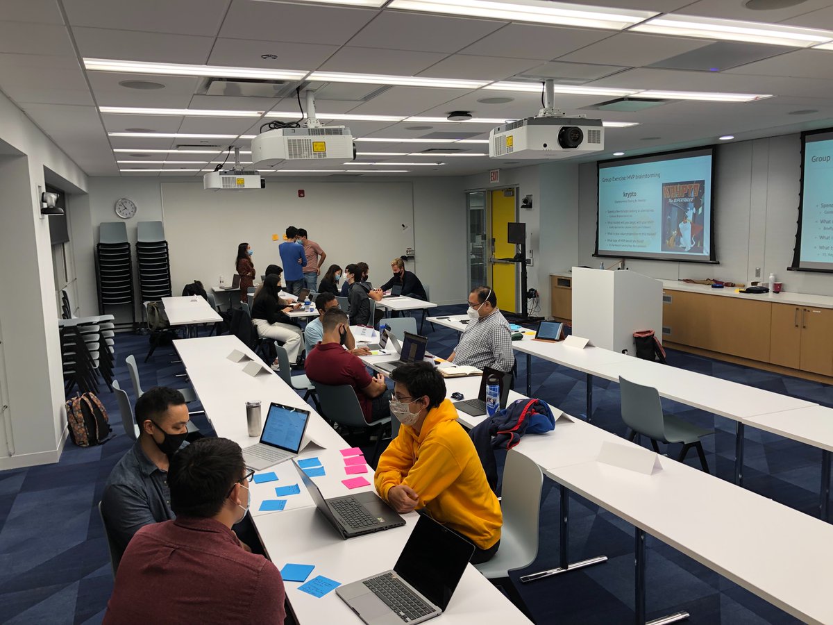vasv's tweet photo. Wonderful to be back with students working on problems in person! @UChicagoMPCS https://t.co/3U3kBgT5Ho