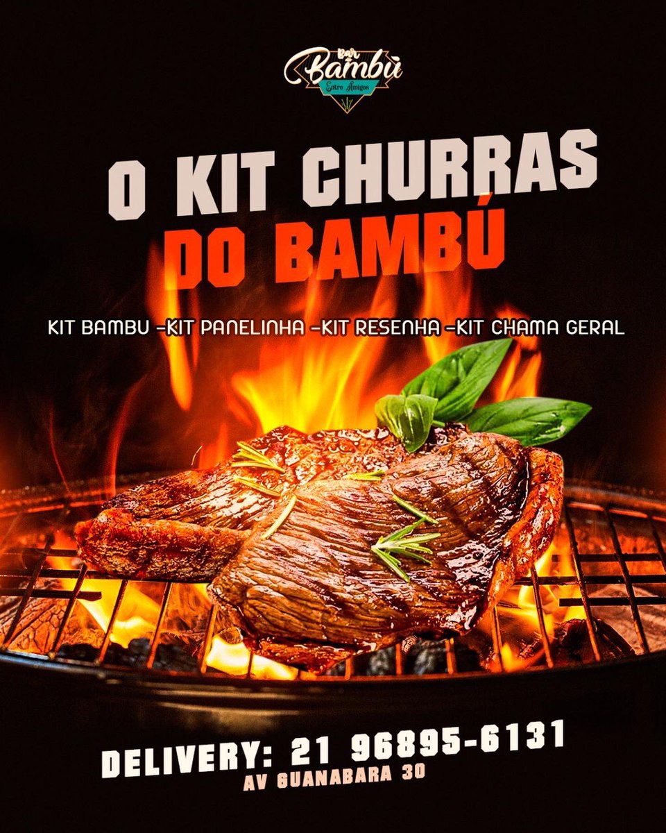 BardoBambu1's tweet photo. Queriam novidades? Então toma ✅
Agora temos os melhores kits churrasco em nossa loja,prepare a churrasqueira e aproveite seu dia com churrasco prático e de qualidade 😋🔥
#deliveryon✅
21 968956131 📲📲📲 https://t.co/NvkPv0nvE5