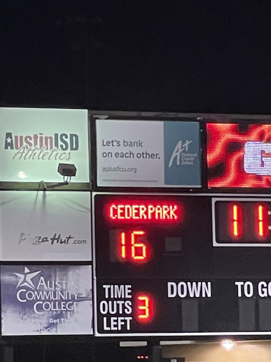 coach_pearce's tweet photo. Guess we’ve been spelling Cedar Park wrong all along. #CederPark https://t.co/Zbf7msRdM0