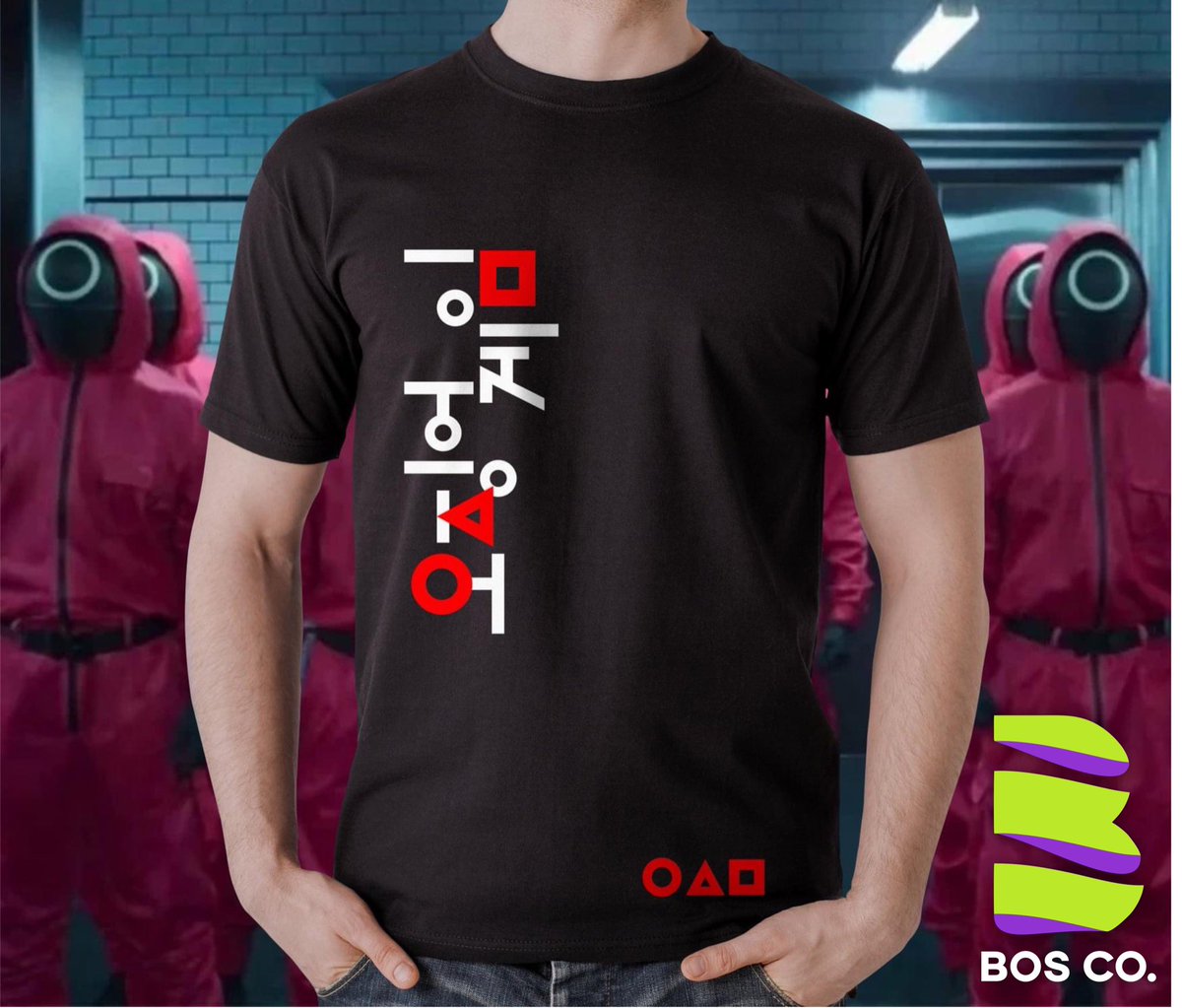 BosCoDgo's tweet photo. #SquidGame llega a #BosCo pocas piezas, pide la tuya del Juego del Calamar 

⏹🔼⏺ 

#Piensa #MásAllá 🟢🟣👕👕👕 https://t.co/C2LBhGvYbt
