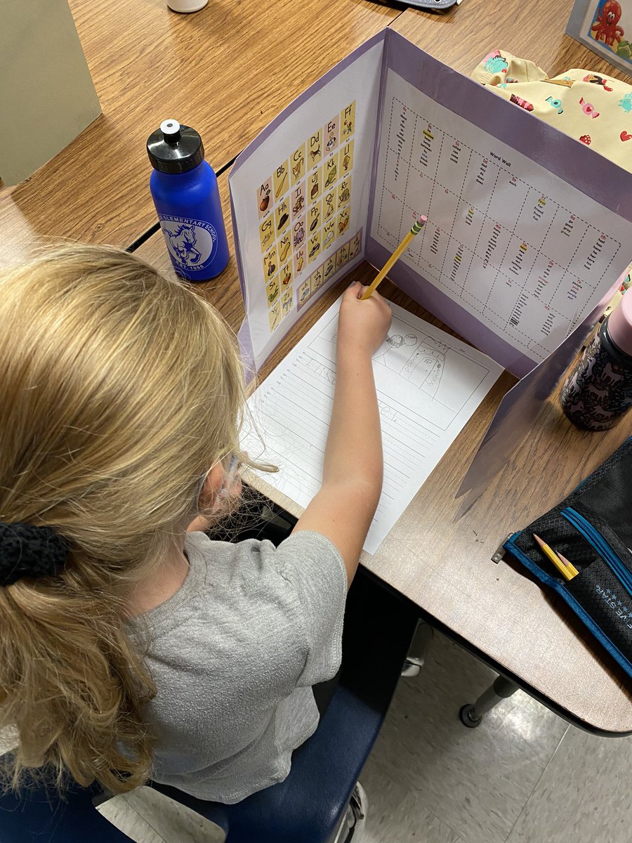 One of my most favorite resources to introduce to my class of authors every year is their very own Writing Office!!! #WeBelieveinBRE #ScholarsFirst