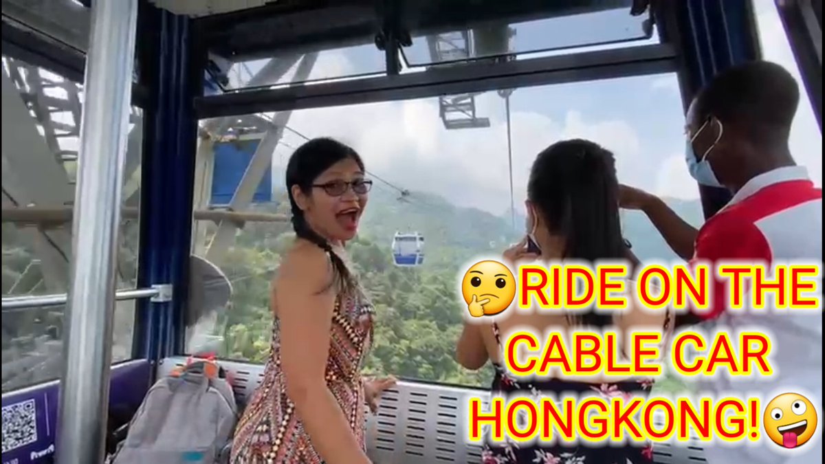 ThelmaSpeirs's tweet image. this is how I show my feeling when I'm riding on the gondola HONGKONG