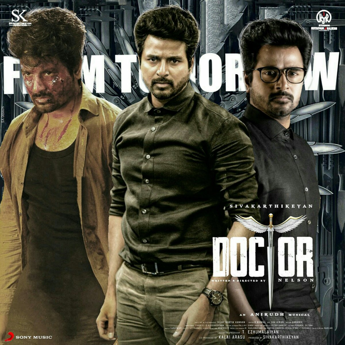 Itzz_Sa_'s tweet photo. #Doctor Fanmade Design 

#DoctorFromTomorrow

@Siva_Kartikeyan @Nelsondilpkumar @anirudhofficial @kjr_studios @SKProdOffl @priyankaamohan @iYogiBabu 

@fire_Studio_ltd @its_Kamal_vj @MOHNISHMAADHAV @Kettavan_Freak @kajendrakrs @Iam_Jathu @AllIndiaSKFC @Siva_FC1 @LovSiva https://t.co/B91tYK7iIg