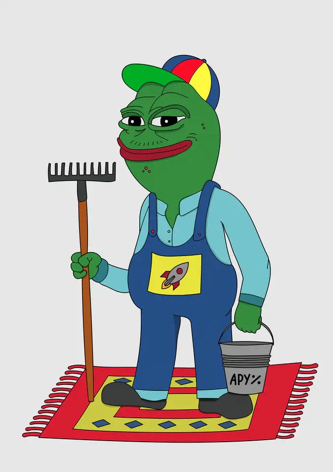 heroesonchain's tweet photo. Meet the DeFi Degen 🐸 https://t.co/adR1wVu05S