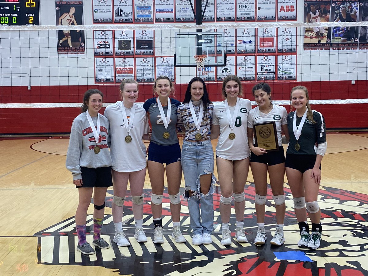 GHSVolleyball2's tweet photo. Congrats Girls!!
District 2AA Hitter of the Year: @maddiehurst3   
All District: @dgharbin1 
All Tournament: @JordanJudlin1 @maddiehurst3 https://t.co/C3pTuskd9O