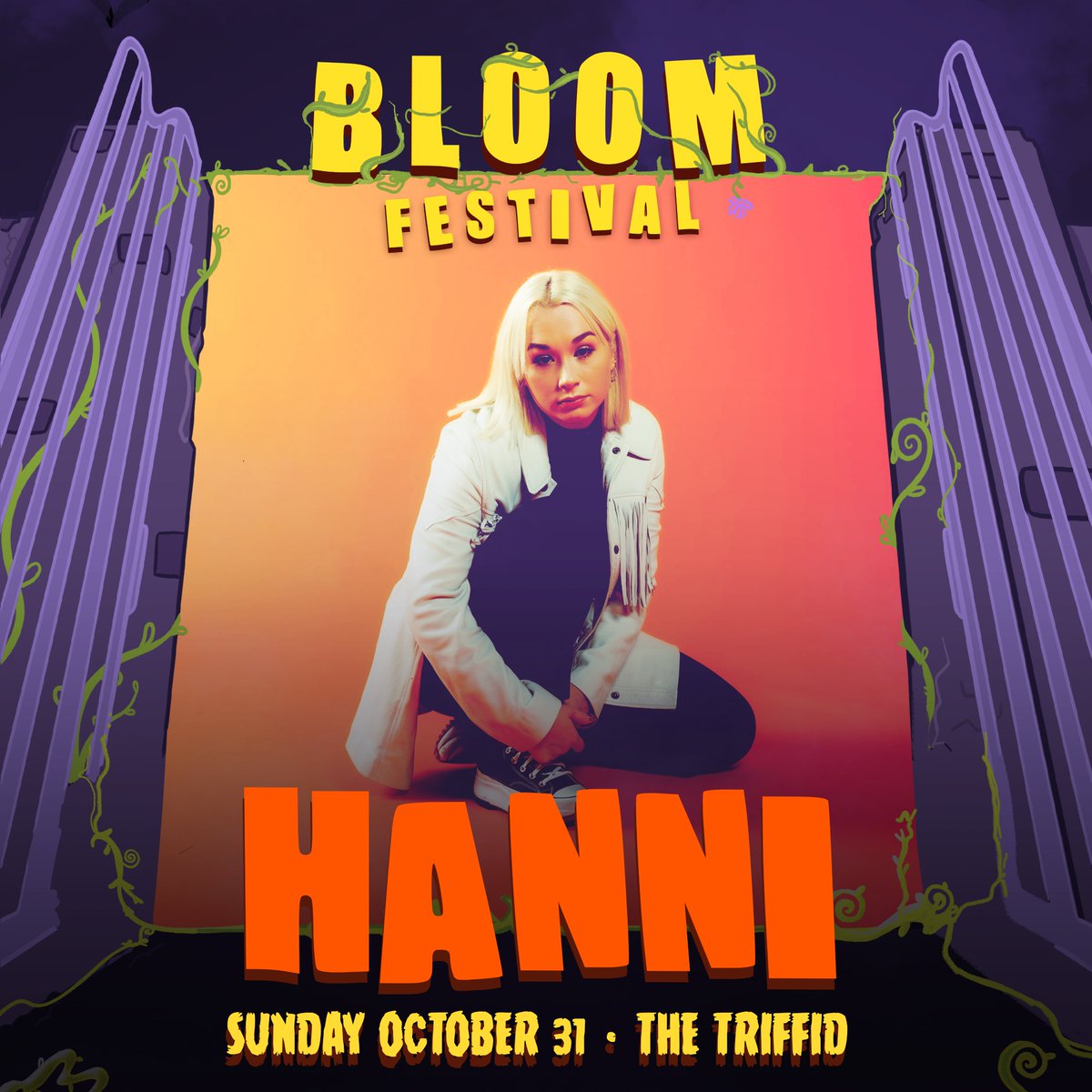 bloom_fest_bne's tweet photo. Emerging pop princess HANNI is one of our main supports, who are you keen to see on the 31st of Oct at @TheTriffidBris https://t.co/sPgGVj8JFP