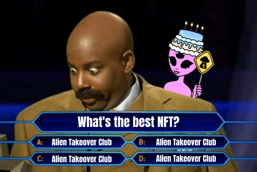alien_takeover's tweet photo. Join us before we take over👽🛸

#nfts  #nftmemes #nftcommunity #nftcollector #alientakeoverclub https://t.co/codGQll5c1