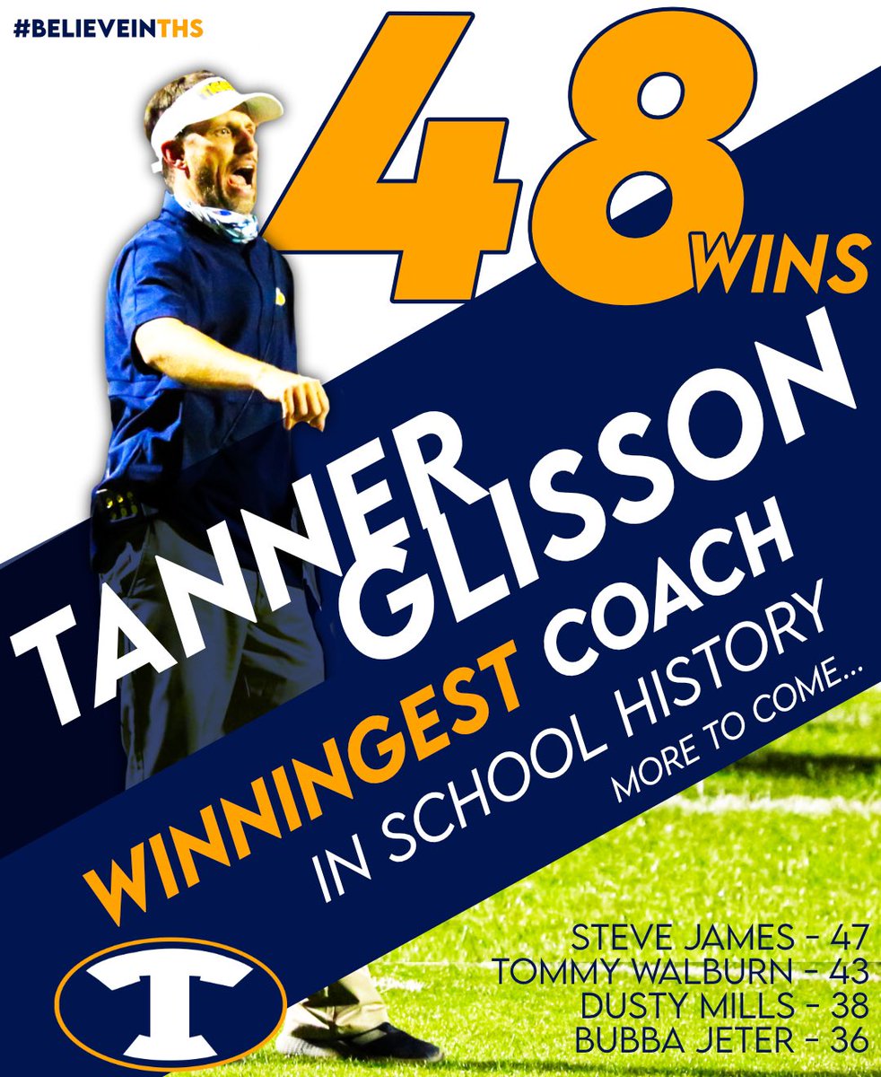 With tonights 37-0 Win over Shaw, Coach G has become the all-time winningest coach in Troup Football History. There has never been a better time to be a Tiger! Congratulations, Coach and our Seniors, for winning on Senior Night! 5-0 to start Region Play. #BelieveinTHS