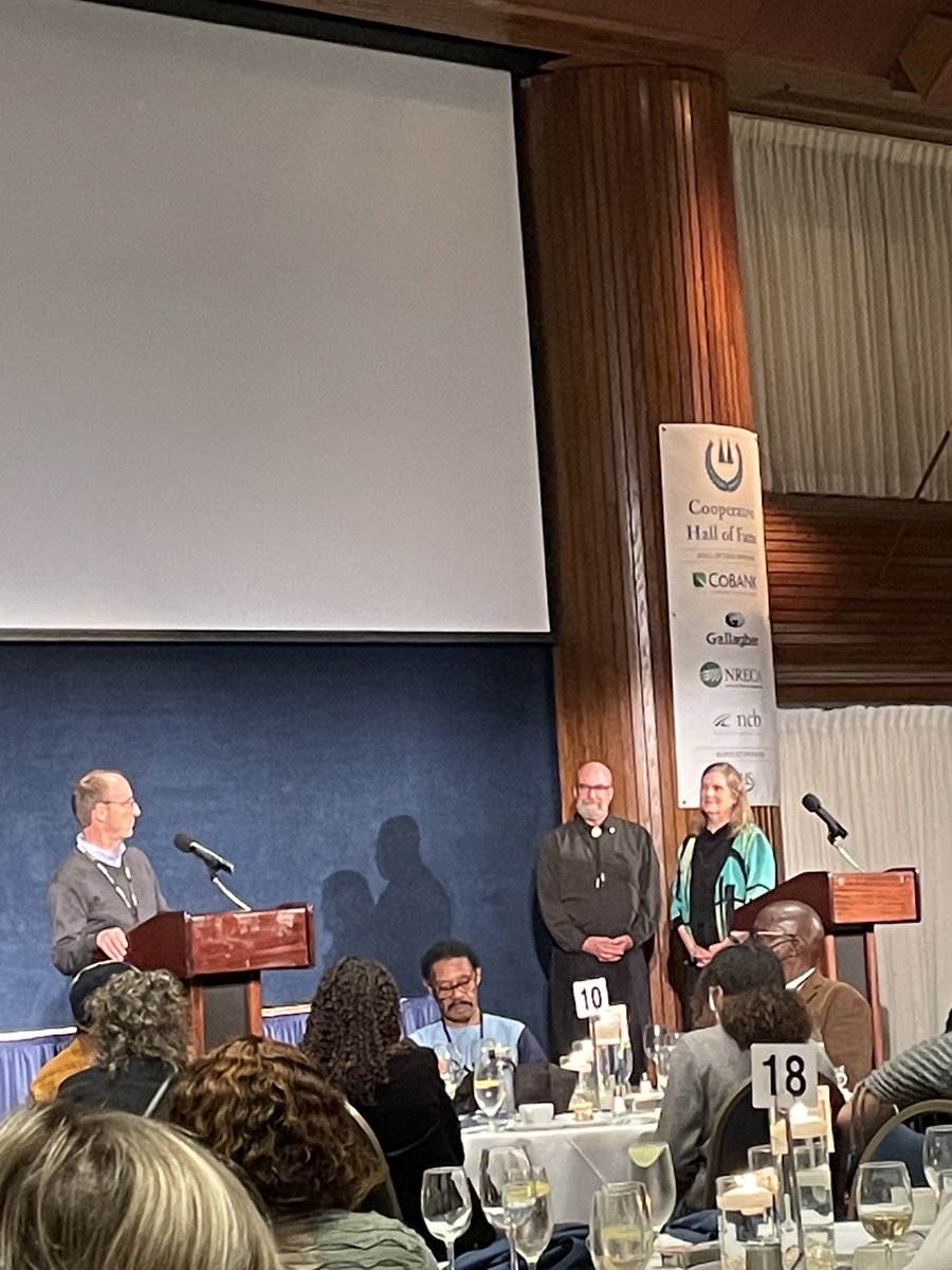 “You don’t pick the cooperative business model because it is easier, you choose it because it is better” - CE Pugh on KZ induction to co-op hall of fame ⁦<a href="/NCBACLUSA/">NCBA CLUSA</a>⁩  #gocoop ⁦<a href="/ColuminateCoop/">Columinate</a>⁩