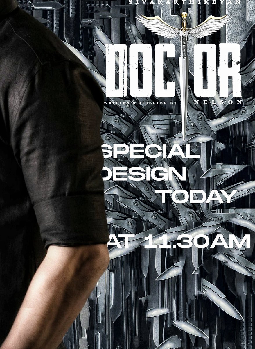 Itzz_Sa_'s tweet photo. Good Morning Skians 

#Doctor Fanmade design Today 11.30Am 

Something Special For #Sivakarthikeyan Anna Fans

@Siva_Kartikeyan @Nelsondilpkumar @anirudhofficial @kjr_studios @SKProdOffl @priyankaamohan @iYogiBabu 

@fire_Studio_ltd @AllIndiaSKFC @MOHNISHMAADHAV @Kettavan_Freak https://t.co/iEfYWc5bJ9
