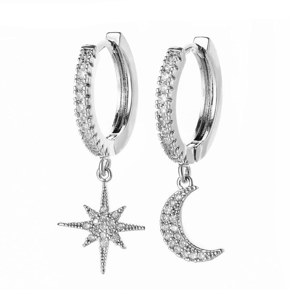 SOversized's tweet photo. #fashionblogger #mensfashion Women's Star and Moon Hoop Earrings https://t.co/ffJQC888eq https://t.co/bOlTMQ0YLb