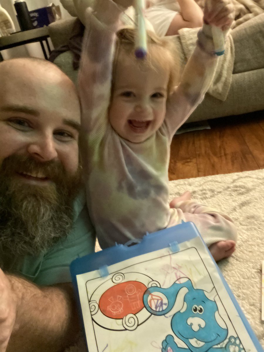 abinger25's tweet photo. @Crayola Lettie Kay is pretty proud of her picture! I told her it’s an NFT. Everything will be an NFT by the time she knows any better.
#NFTcollectibles #crayola #colorwonder #GirlDad https://t.co/9suEbntvY1