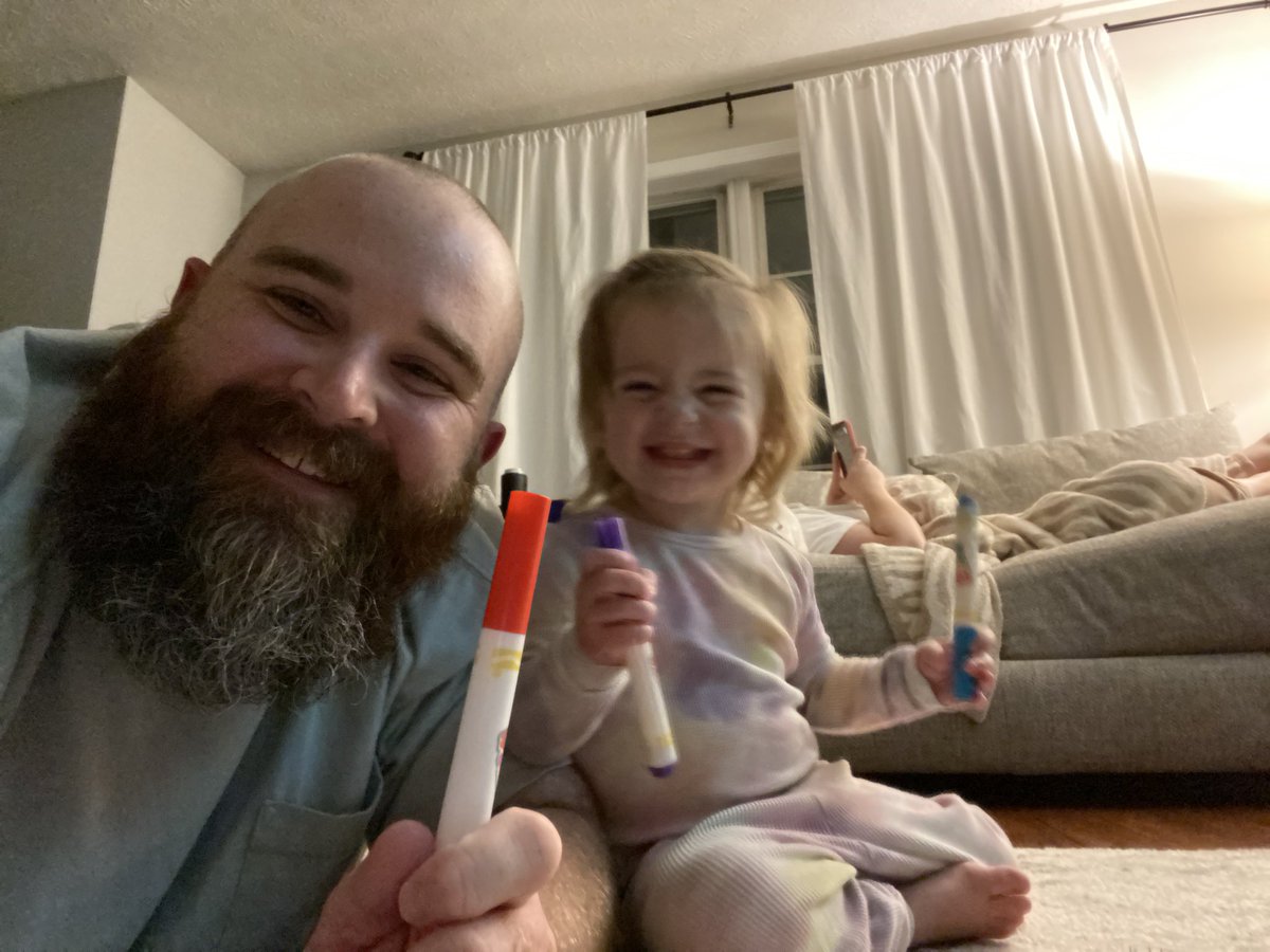 abinger25's tweet photo. @Crayola Lettie Kay is pretty proud of her picture! I told her it’s an NFT. Everything will be an NFT by the time she knows any better.
#NFTcollectibles #crayola #colorwonder #GirlDad https://t.co/9suEbntvY1