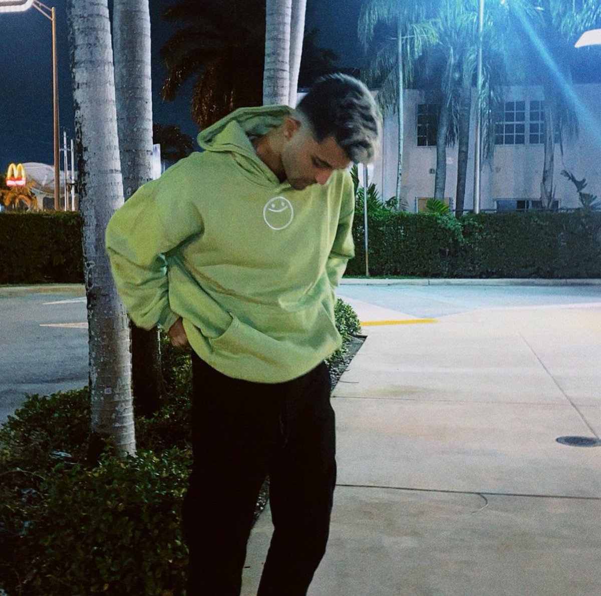 CNCOsite's tweet photo. 📲|| xoxosociety post on Instagram 

•💚Erick rocking our “VERDE” hoddie💚•

#CNCO https://t.co/O8bnxVd0vy