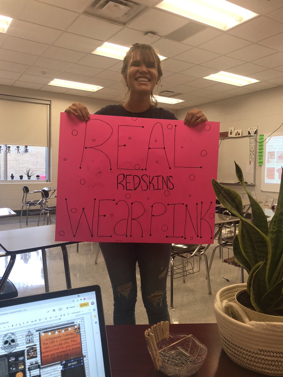 KristiCorrea's tweet photo. Spirit club is ready for a pink out! Are you ready see you at the game tomorrow night in your pink!!💖 https://t.co/dsImreNbQF
