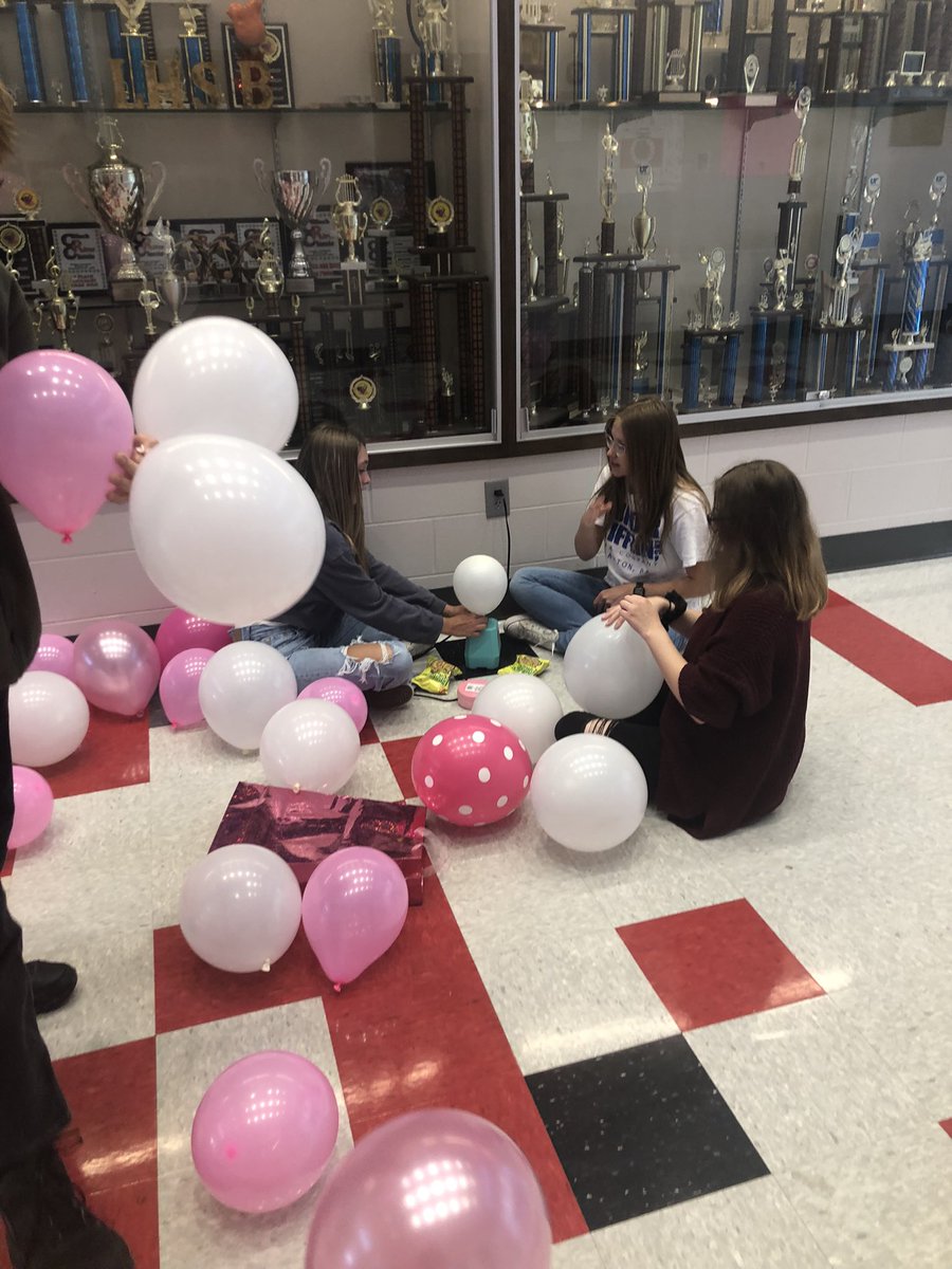 KristiCorrea's tweet photo. Spirit club is ready for a pink out! Are you ready see you at the game tomorrow night in your pink!!💖 https://t.co/dsImreNbQF