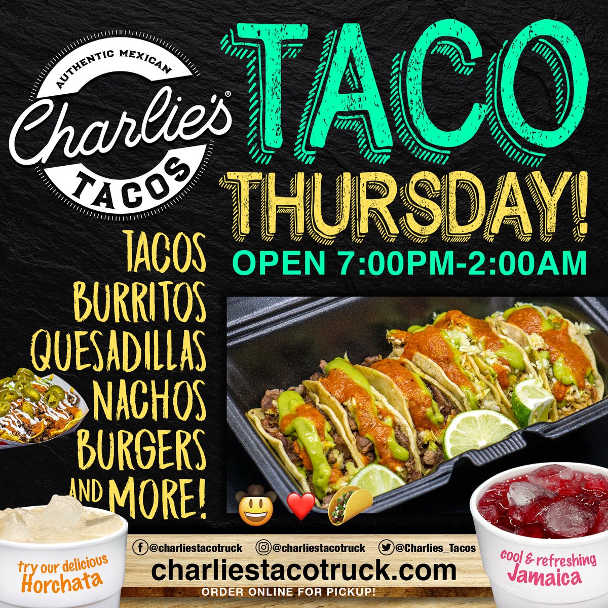 Charlie's Tacos 🤠 ️🌮 (Charlies_Tacos) Twitter