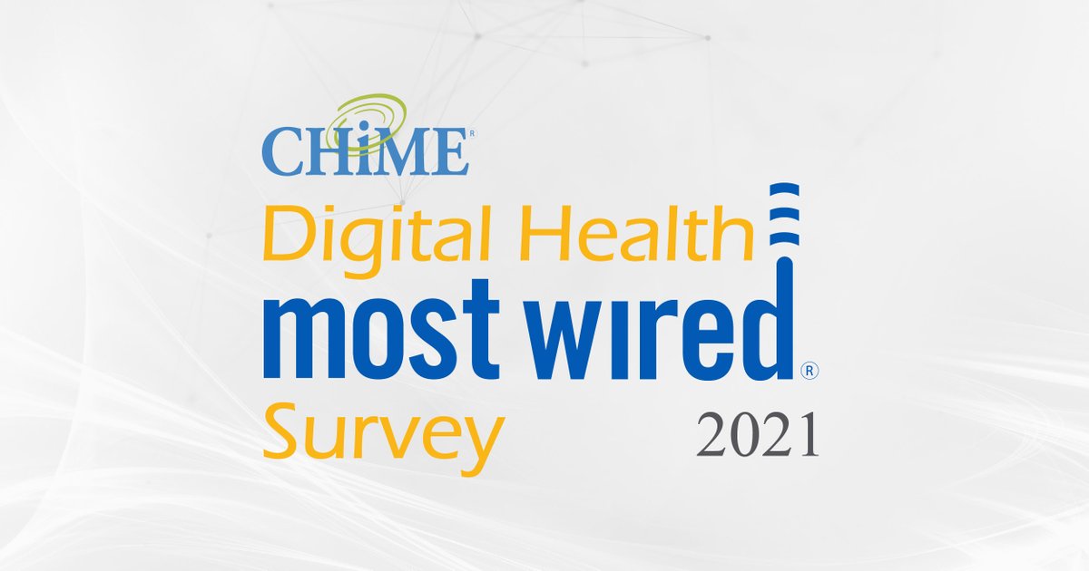 CIOCHIME's tweet photo. #CHIME today celebrates revolutionary achievement in digital health for 10 organizations awarded at the highest level of the CHIME #DigitalHealth #MostWired Survey with level 10 certification. Congratulations to all recognized healthcare organizations: https://t.co/kmCcTc1hZg https://t.co/eg1P3r529I