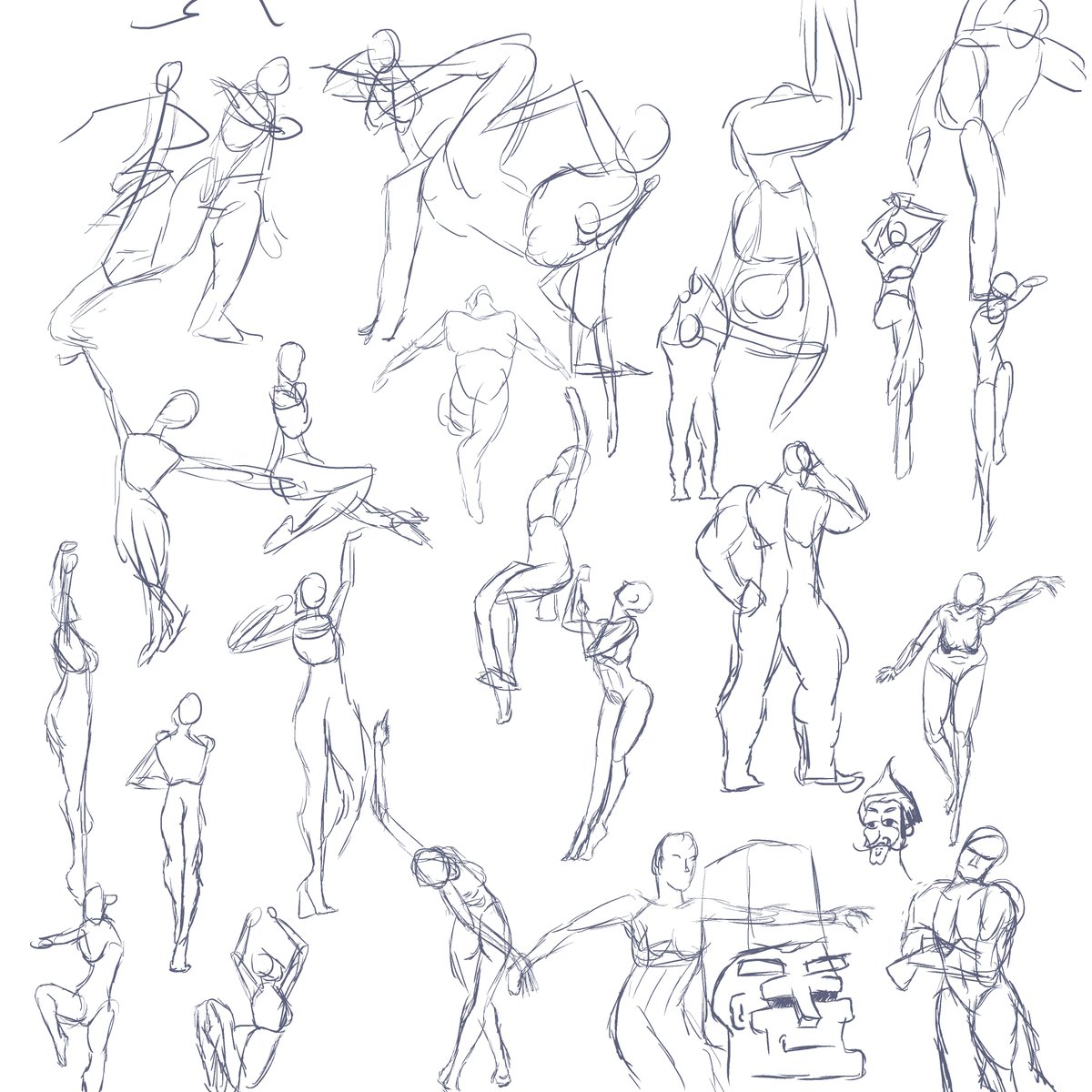 reverberon's tweet photo. Don't do what I did and forget to gesture draw for multiple months. #inacademy https://t.co/6AXSOCXLvi
