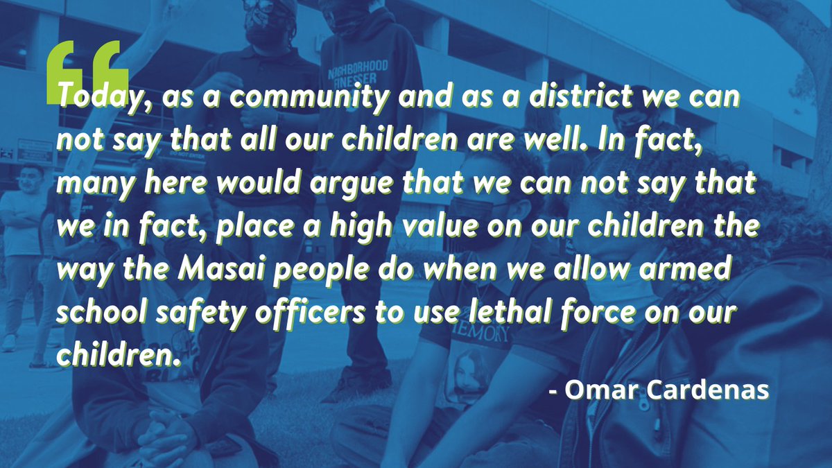 RECAP from yesterday's action demanding #JusticeforMona -- LB Organizing Director, <a href="/OmarCardenas01/">Omar R Cardenas</a>, invited board members to consider, How are the children? 

The truth is 👇🏽