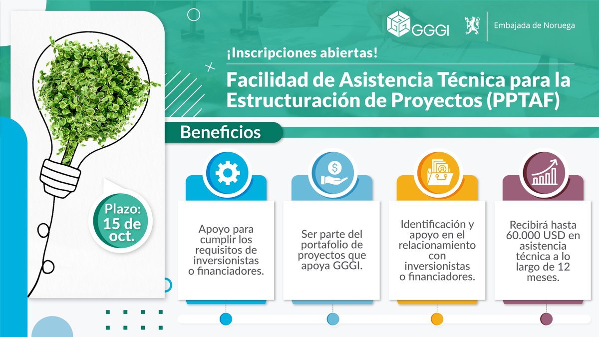 🌳#convocatoriaemprendedores  #PPTAF Si tienes un proyecto de #TurismoDeNaturaleza, #EconomíaForestal #PFNM #GanaderíaSostenible en Antioquia, Caquetá, Guaviare, Meta, Nariño o Putumayo podrás recibir hasta 60K USD

Postúlate: bit.ly/PPTAF-2021 Tienes hasta el 15/10/21