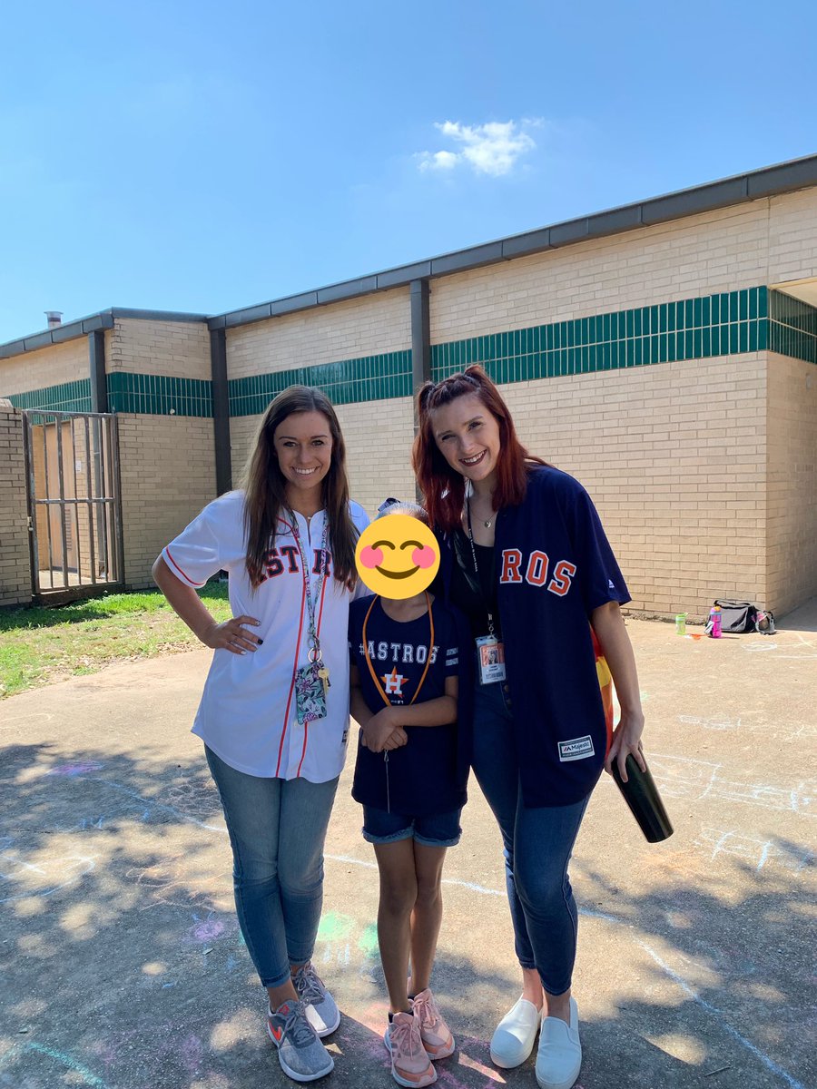 Happy <a href="/astros/">Houston Astros</a> day! 🧡💙
<a href="/Sundown_e/">Sundown Elementary</a>
