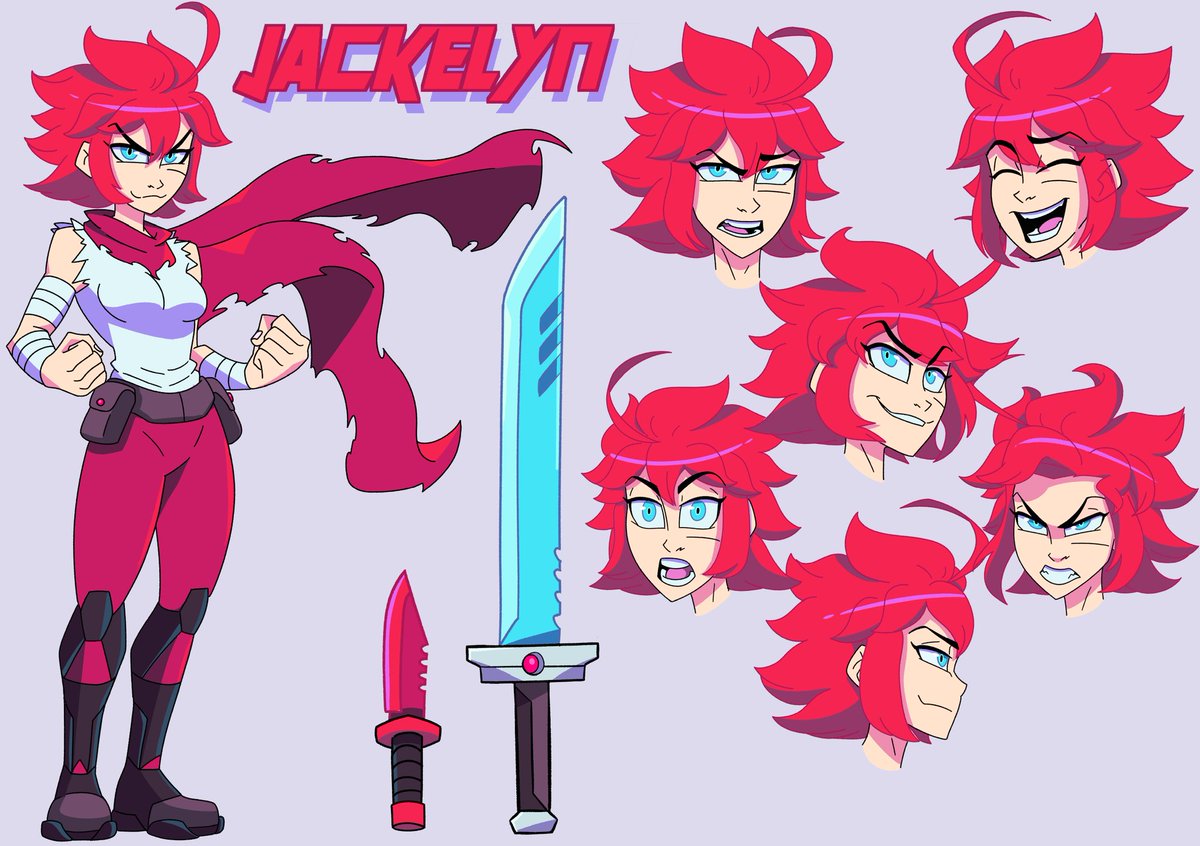 StudioCozyPop's tweet photo. Jackelyn's character sheet for the Aeon Drive intro. It was just awesome to work with her! 

#AeonDrive #commissionsopen #indie_anime #indiegames https://t.co/jmbqbiEDCx