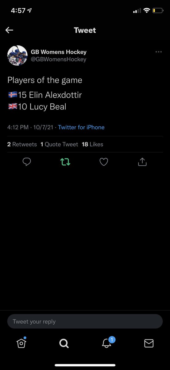 HoosacH's tweet photo. HUGE congratulations to team GB @GBWomensHockey and our very own @lucy06beal who got PLAYER OF THE GAME! Hoosac couldn’t be more proud of you, keep it up!!! 👊🏻💪🏻❤️ https://t.co/zlpLXNwYoP