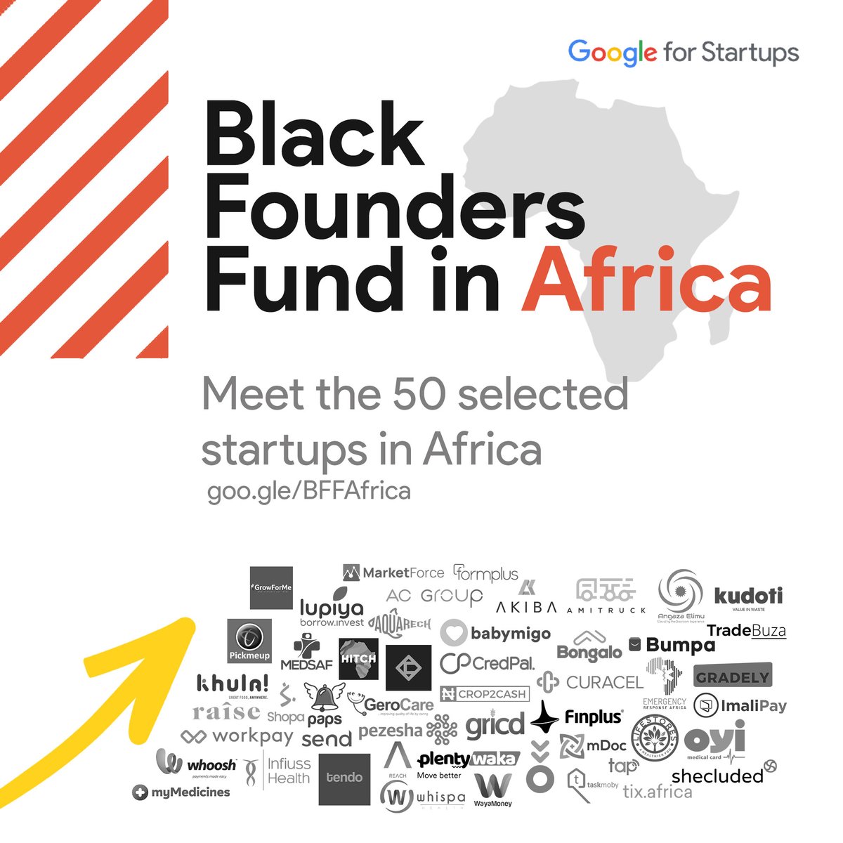shopa_life's tweet photo. We are excited to be part of the recipients of the @GoogleStartups Black Founders Fund in Africa. Learn about the initiative -> https://t.co/DshWBnRXll
Exciting times ahead.
#FundBlackFounders
#googleforstartups
#digitalinclusion
#financialinclusion
#Shopa https://t.co/pDX2eXa5hf