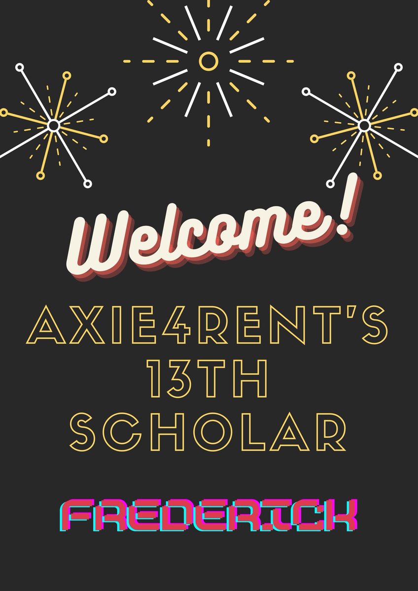 Enjoy your new journey with us! ⭐

We are unstoppable! 🔥🔥🔥

#Axie4Rent 
#AxieInfinity 
#axieinfinityscholarship