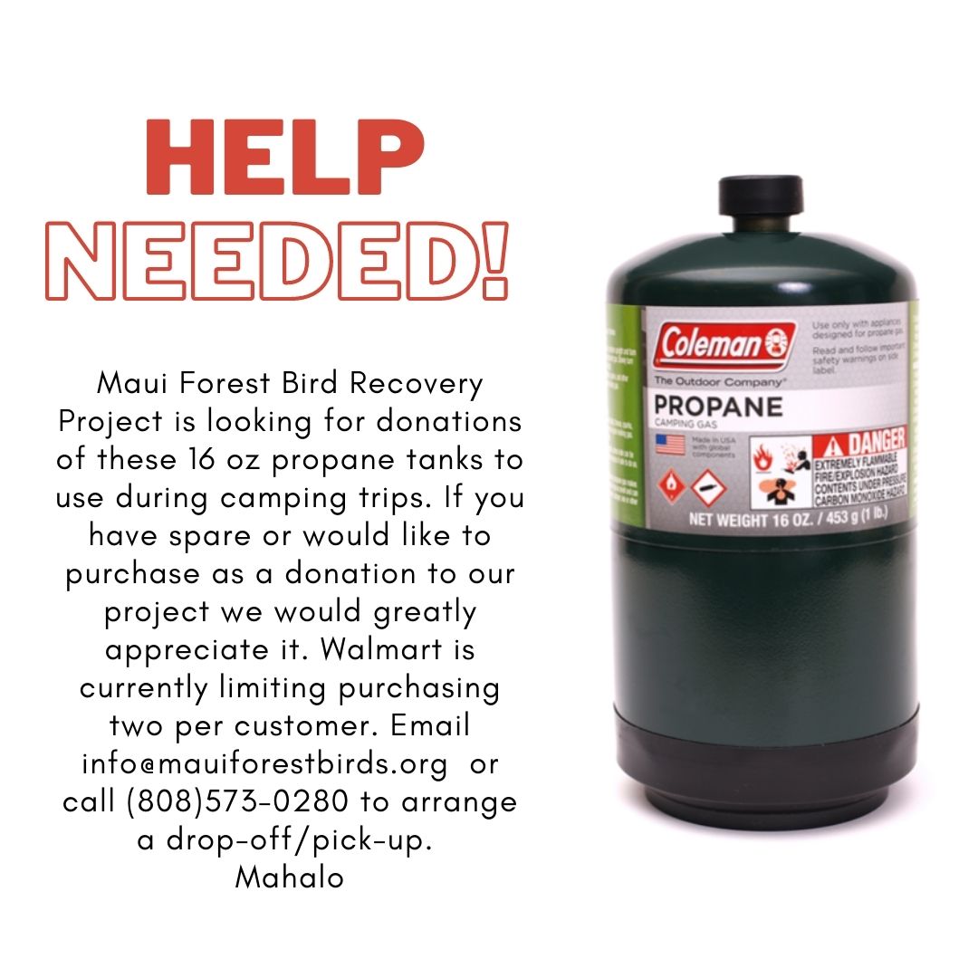 MFBRP is in need of these propane tanks for our camping trips. Do you have an extra or want to make a donation? We would appreciate the help!