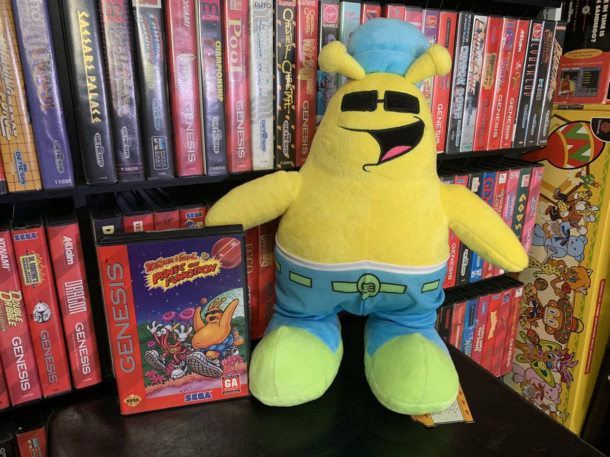 GtoTheNextLevel's tweet photo. Week of FUNK for ToeJam &amp; Earl's 30th dances on with Panic on Funkotron, my fav in the series! we’re going for all Lamont’s Funky Items! 

(🎵 link is in the replies 🎤) Come jam with me~ #retrogaming #weekoffunk #toejamandearl https://t.co/LFqGXOJ2KK
