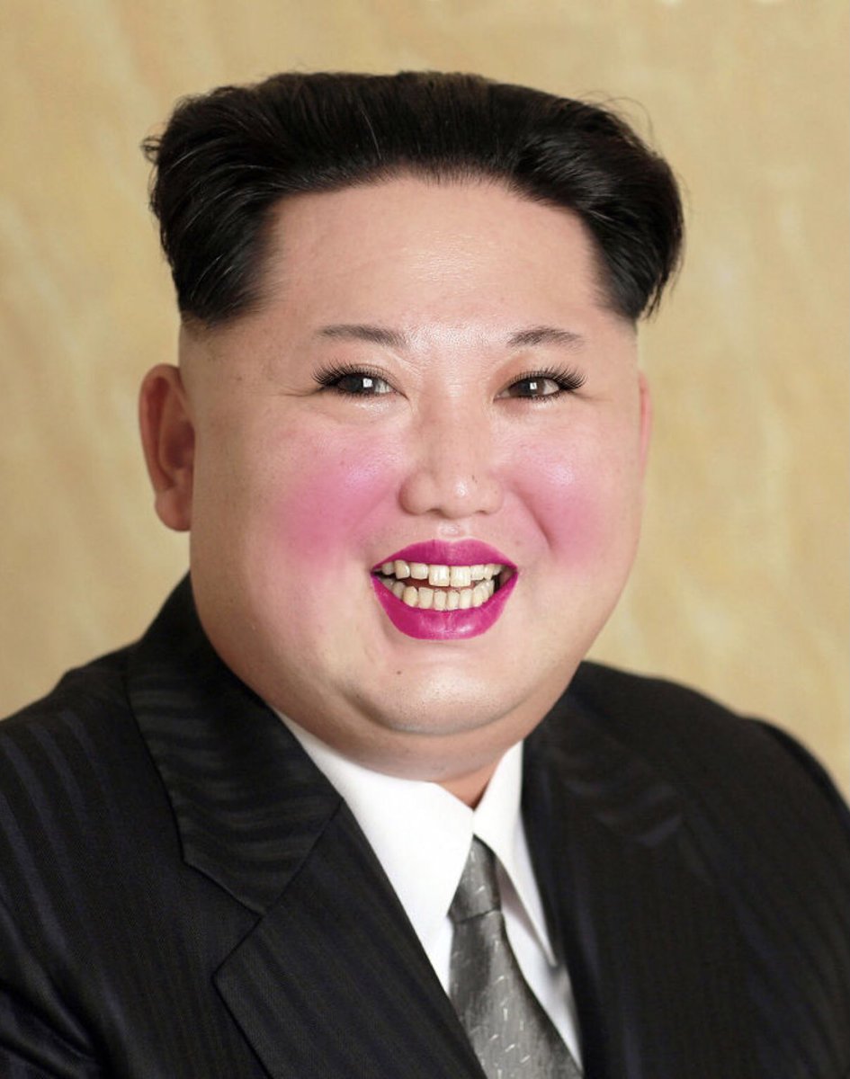 DrDonaldPlump's tweet photo. Just had a terrific night with Jimmy! His cream filled Pyongyang boiled dumplings were to die for! 🔫🍒🔫 https://t.co/n50Vig7c0y