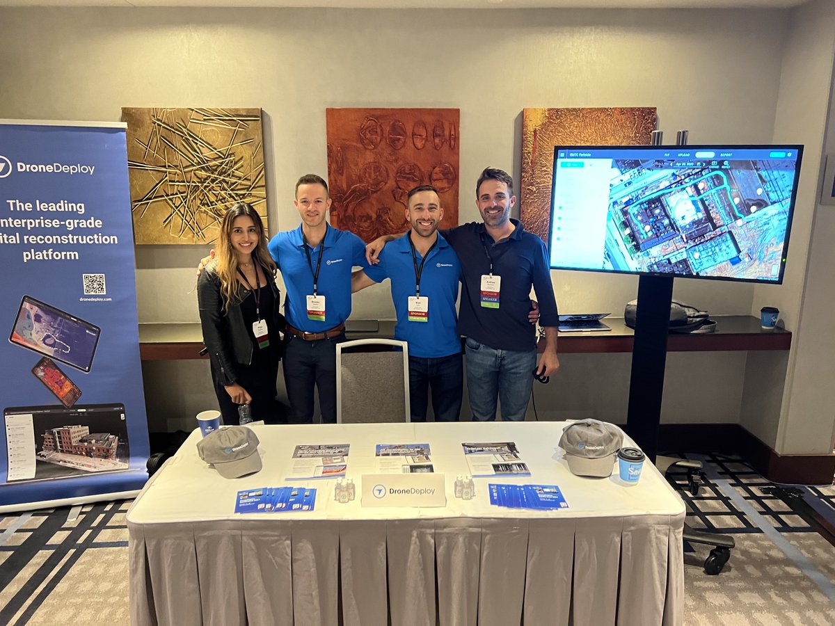 DroneDeploy's tweet photo. We're at table 3 at @bcxaorg today &amp; tomorrow in Toronto, ON! 🇨🇦 #BCxA https://t.co/ZjKCe2E7Tp