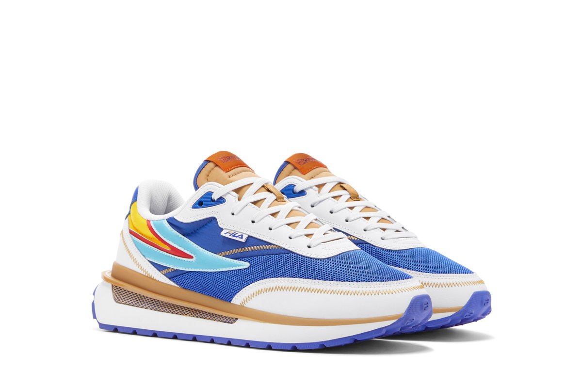 Funimation's tweet photo. NEWS FROM #NYCC2021: Power Up Your Footwear with Official Dragon Ball Super x FILA Collection 👟 

Read on: https://t.co/l2A1TB2D4T https://t.co/ArIU2uW6bd