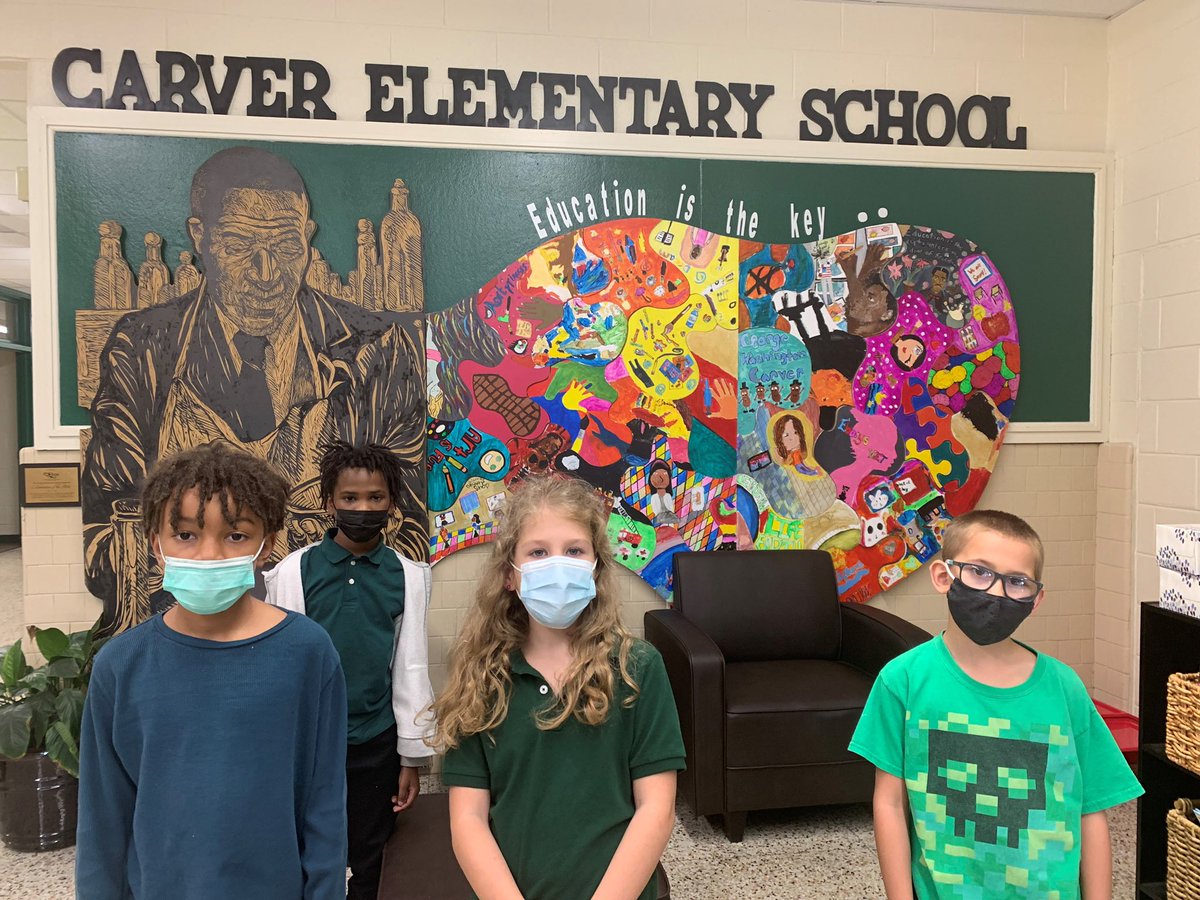 NNPS_carverES's tweet photo. Look at our Colts wearing green to represent their school colors” #RepYourSquad #NNPS #STAND #CarverColts #CarverStrong https://t.co/GROdRGziNX