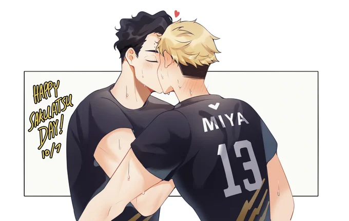 me scrambling to draw for sakuatsu day 🦊😷
#haikyuu #sakuatsu 