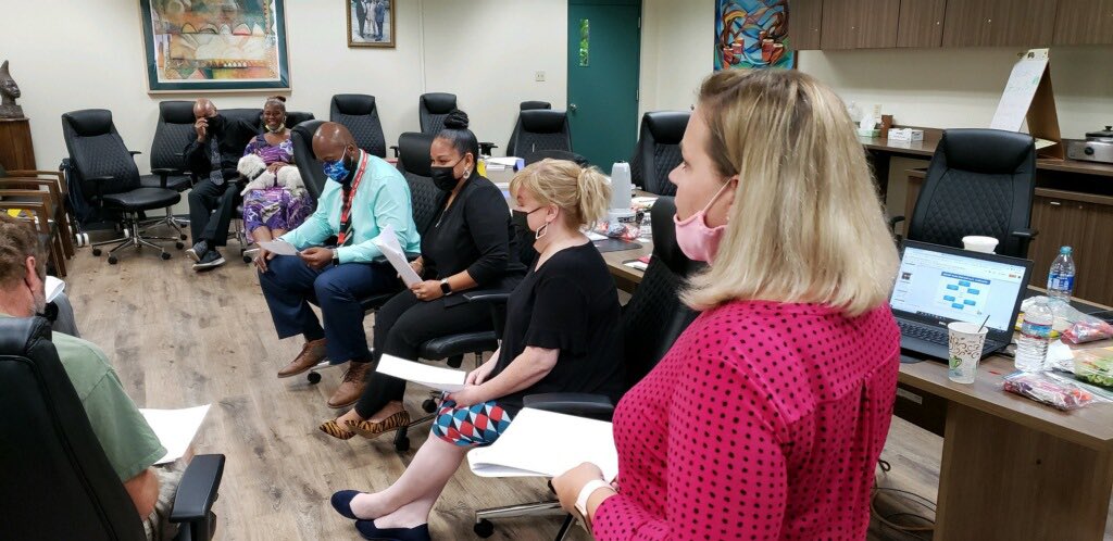 ZatkosC's tweet photo. Continuing the amazing work with Crispus Attucks Charter School. Facilitating Restorative Conferences training where we are building capacity in their building to repair harm and reintegrate into the CA community. #communitybuilding #firecrackerthat @LIU12Phyllis @LIU12_TaC https://t.co/ahkZRkt5j1